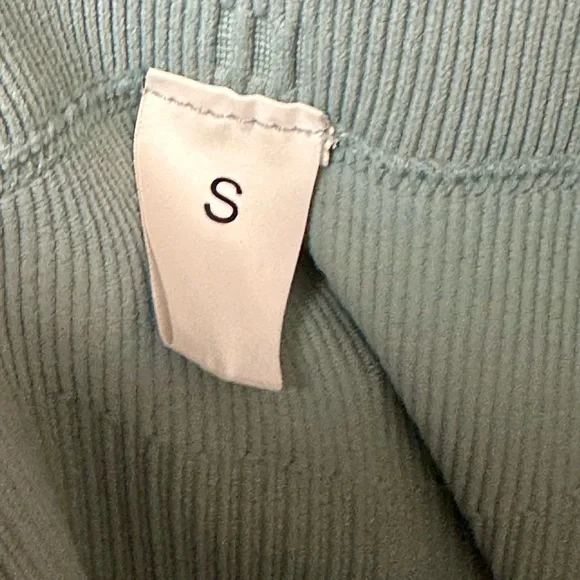 Women’s sea green Ribbed Leggings size S - Picture 5 of 6